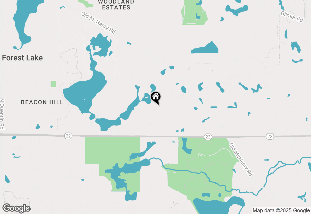 Map of 23261 N Pinehurst Drive, Kildeer, IL 60047