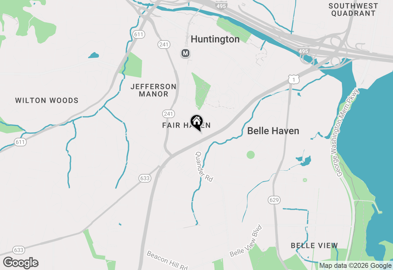 Map of 2408 Fairhaven Avenue, Alexandria, VA 22303