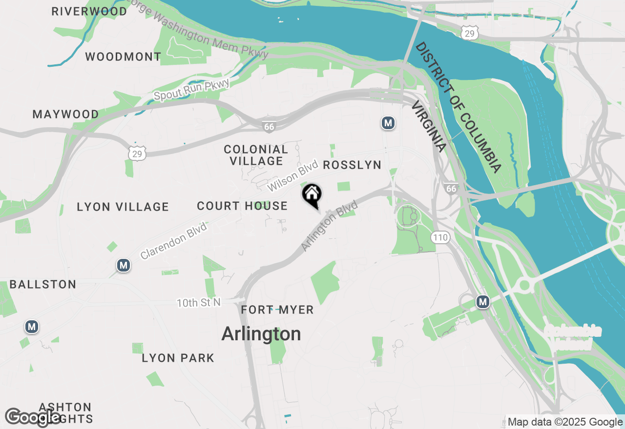 Map of 1401 N Rhodes Street #503, Arlington, VA 22209