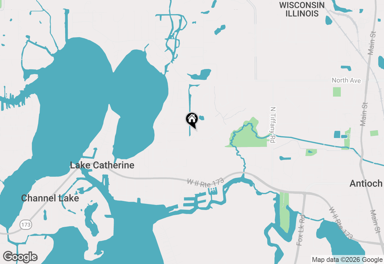 Map of 748 Needlegrass Parkway, Antioch, IL 60002
