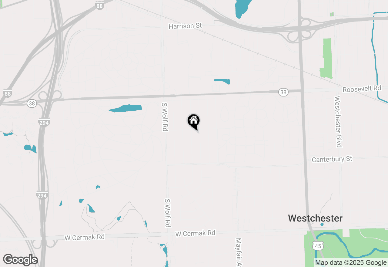 Map of 1413 Highridge Parkway, Westchester, IL 60154