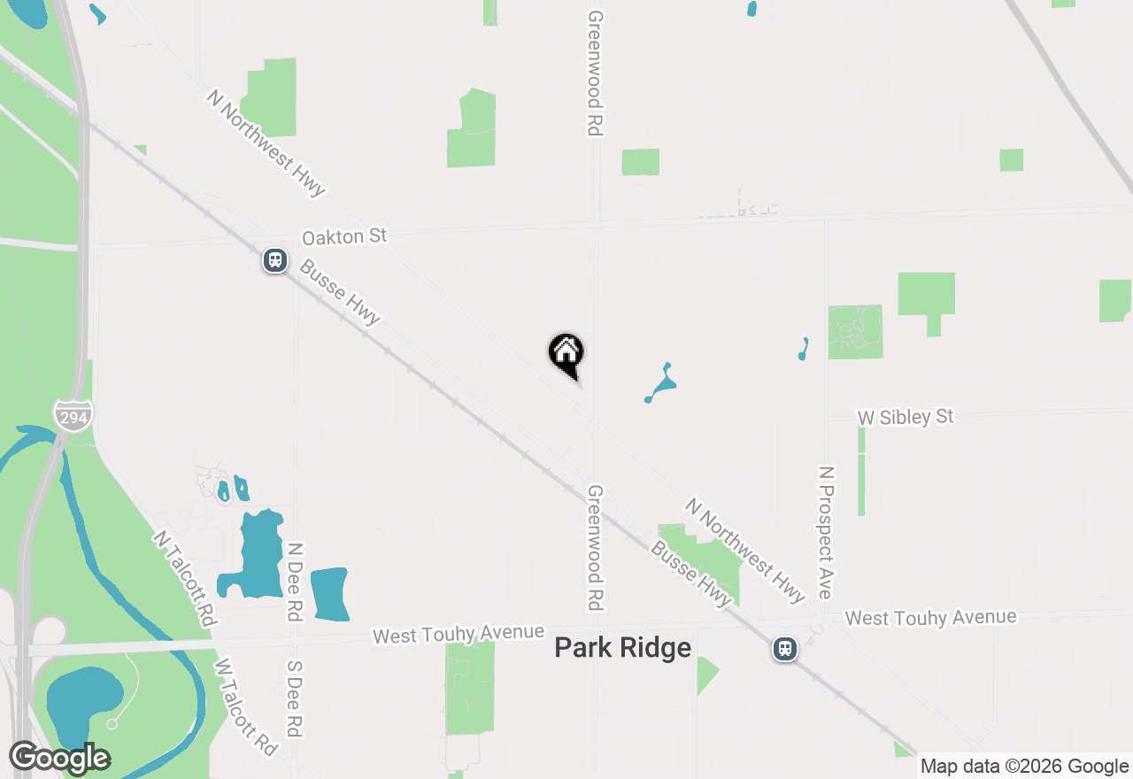 Map of 647 N Northwest Highway, Park Ridge, IL 60068