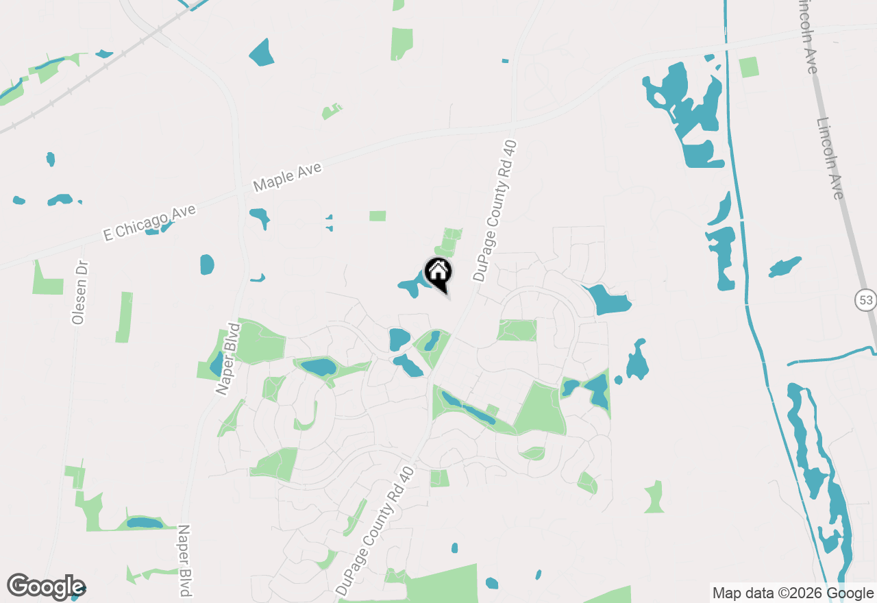 Map of 2264 Abbeywood Drive #A, Lisle, IL 60532