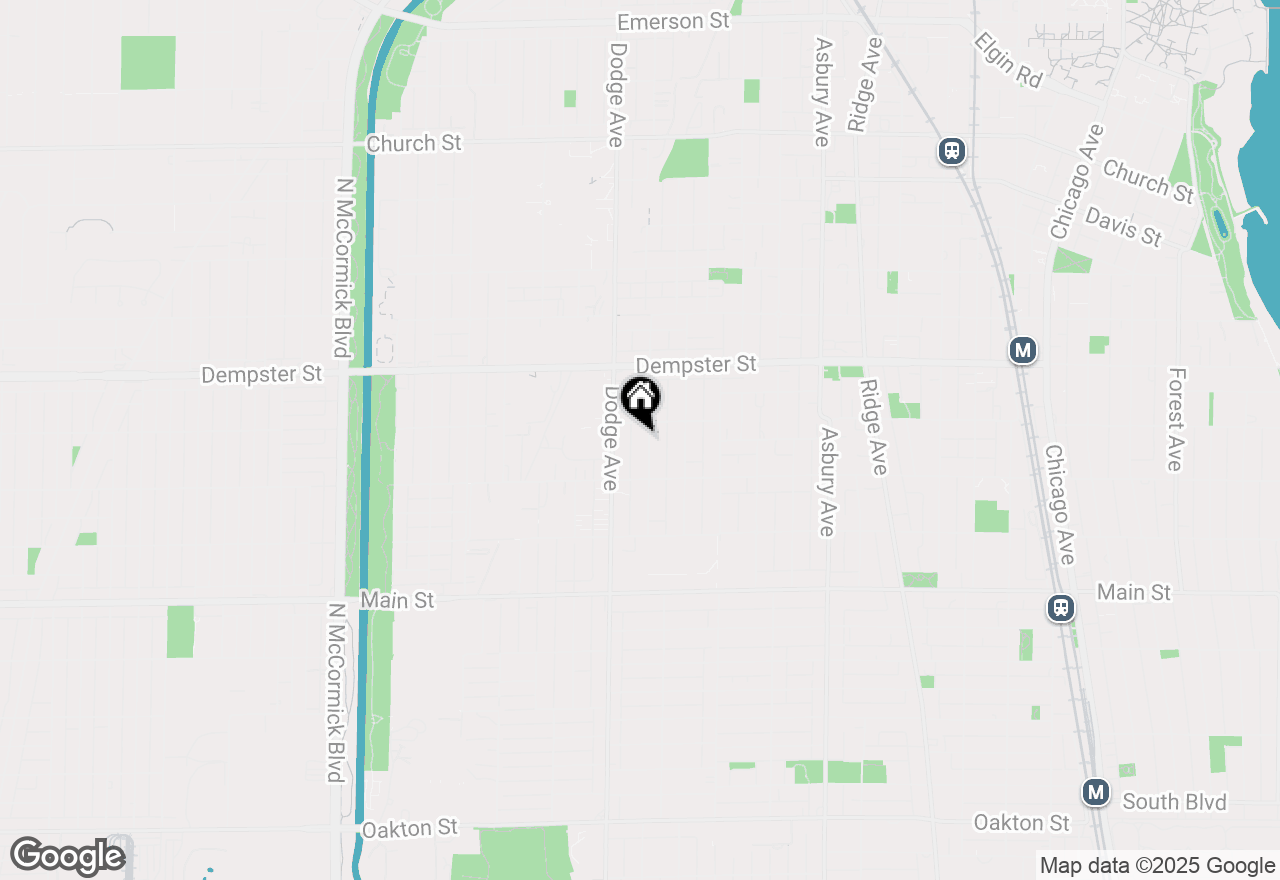 Map of 1132 Darrow Avenue #2, Evanston, IL 60202