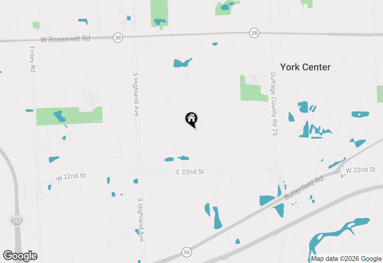 Map of 501 Graywood Drive, Lombard, IL 60148