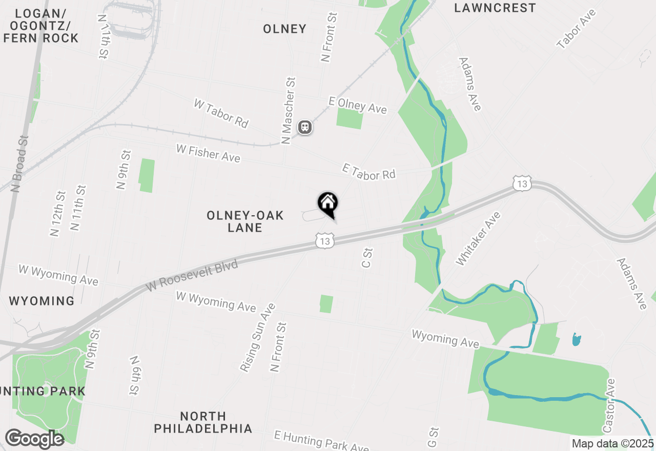 Map of 5031 Rising Sun Avenue, Philadelphia, PA 19120