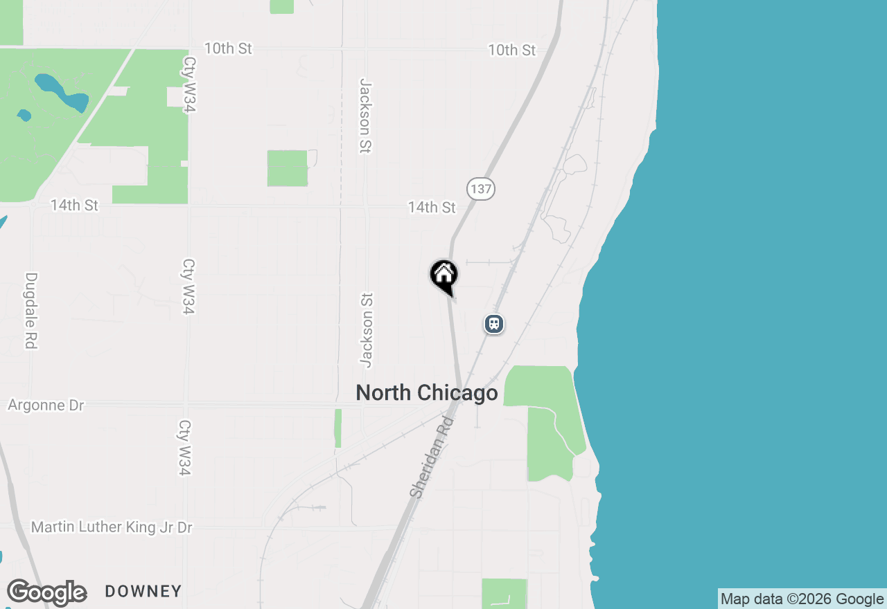 Map of 1620 Sheridan Road, North Chicago, IL 60064