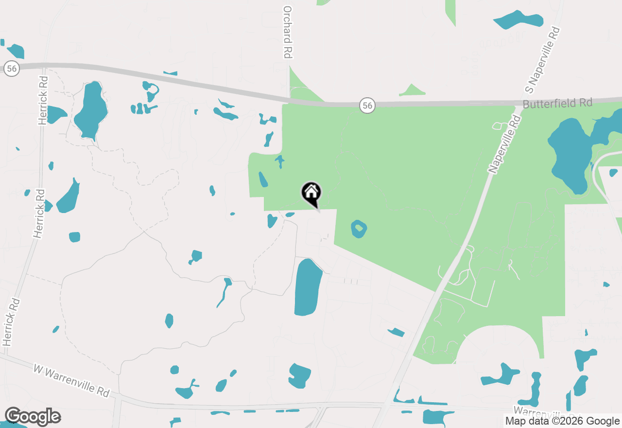 Map of 2631 Weatherbee Court, Naperville, IL 60563