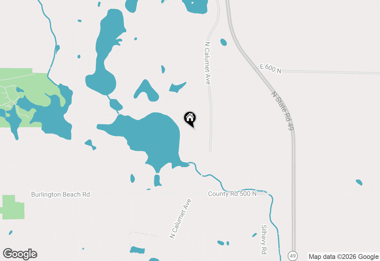 Map of 5011 Waters Edge Drive, Valparaiso, IN 46383