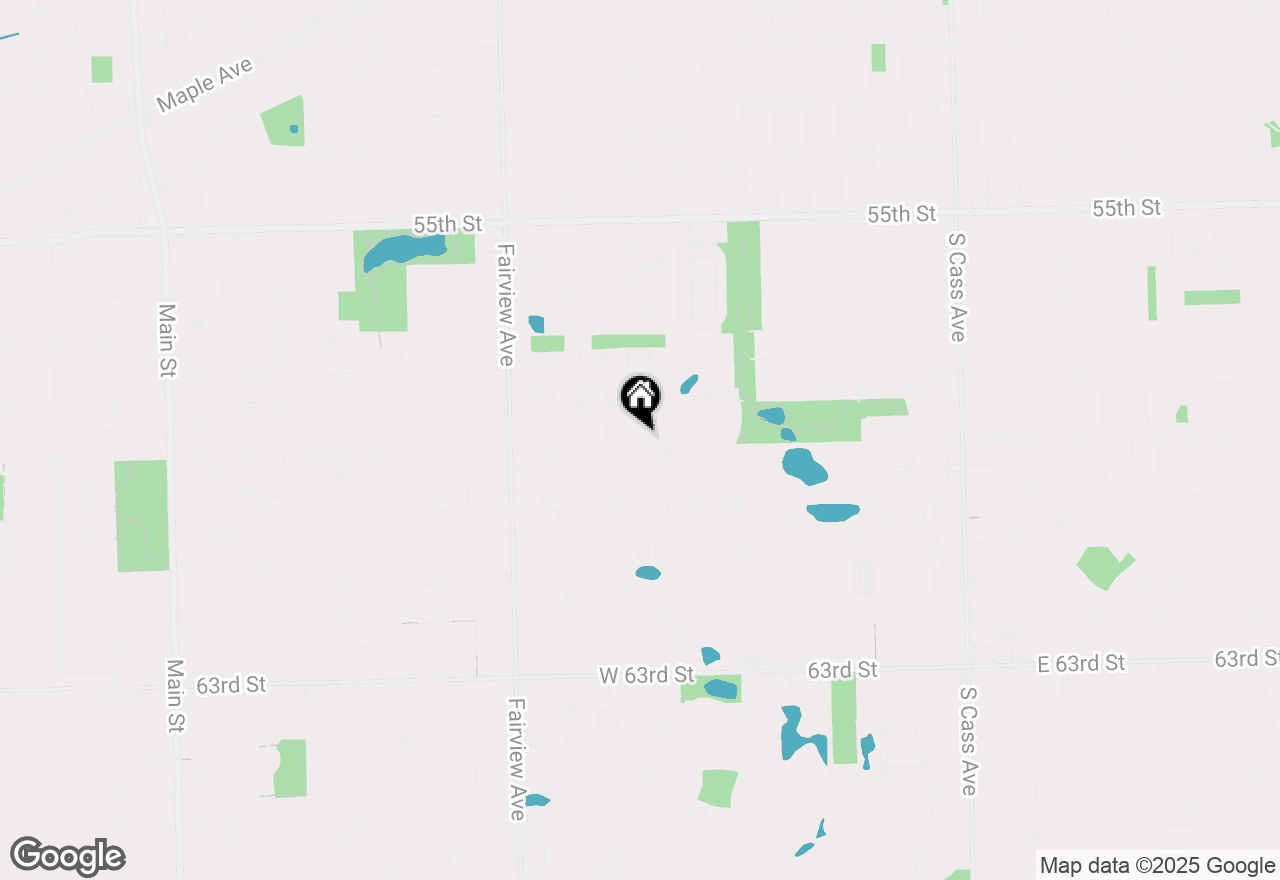 Map of 532 W 59th Street, Westmont, IL 60559
