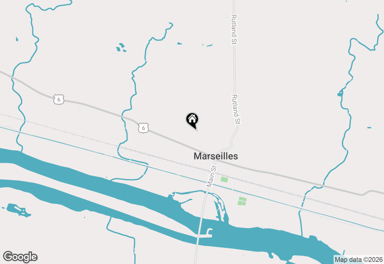 Map of 850 Glen Avenue, Marseilles, IL 61341