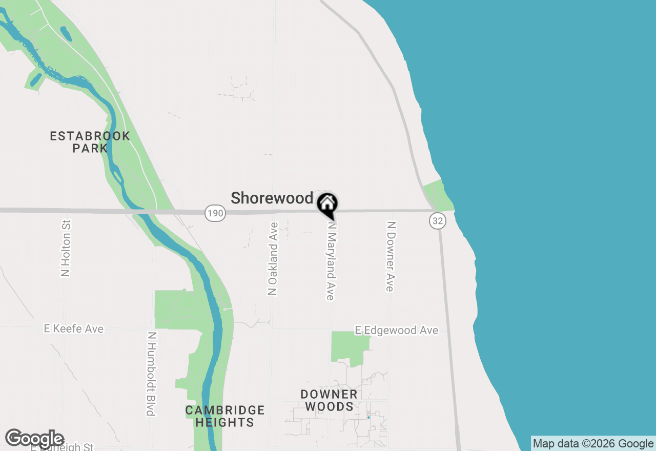 Map of 3929 N Maryland Ave, Shorewood, WI 53211