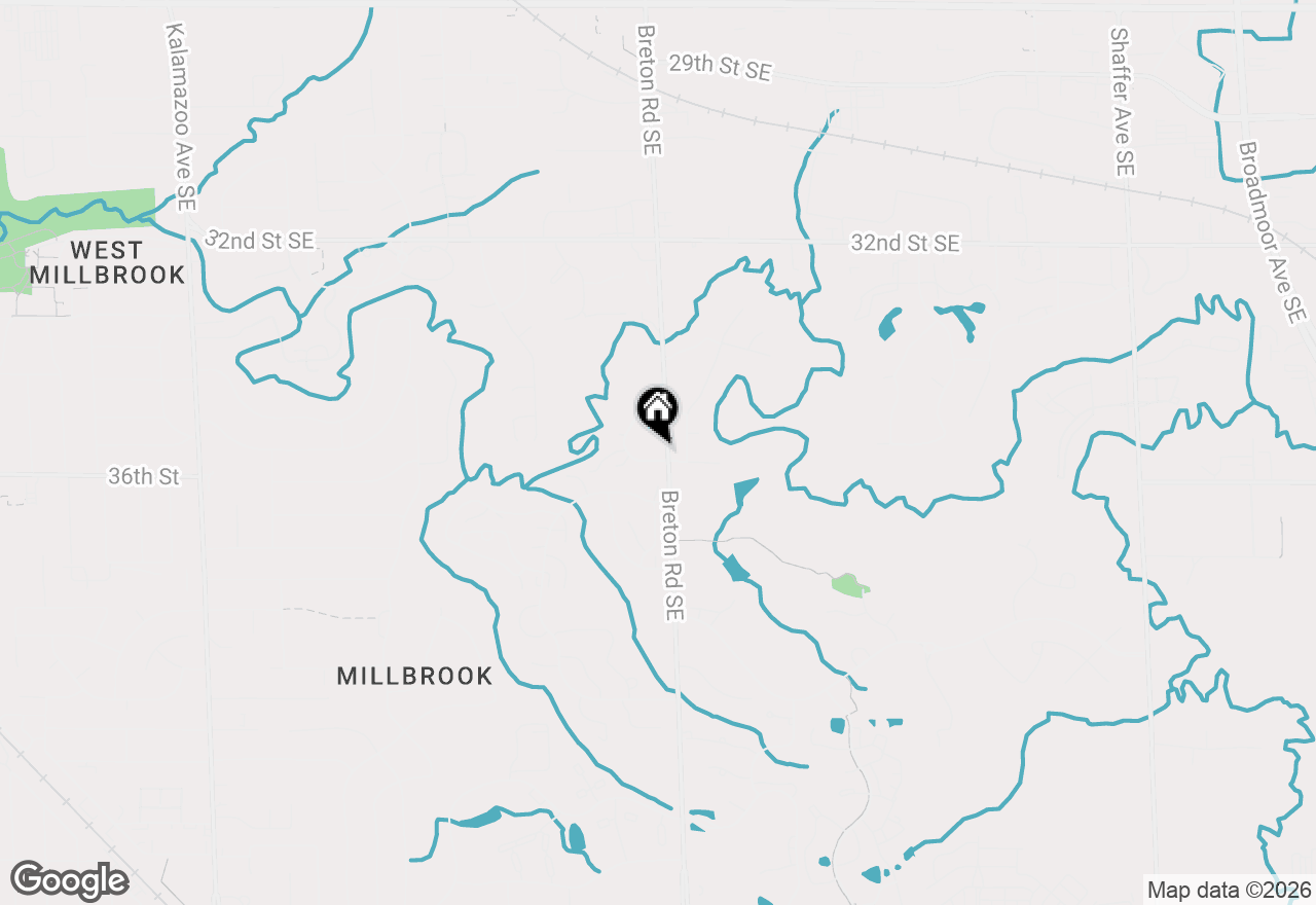 Map of 3592 Whispering Brook Drive Se, Grand Rapids, MI 49508