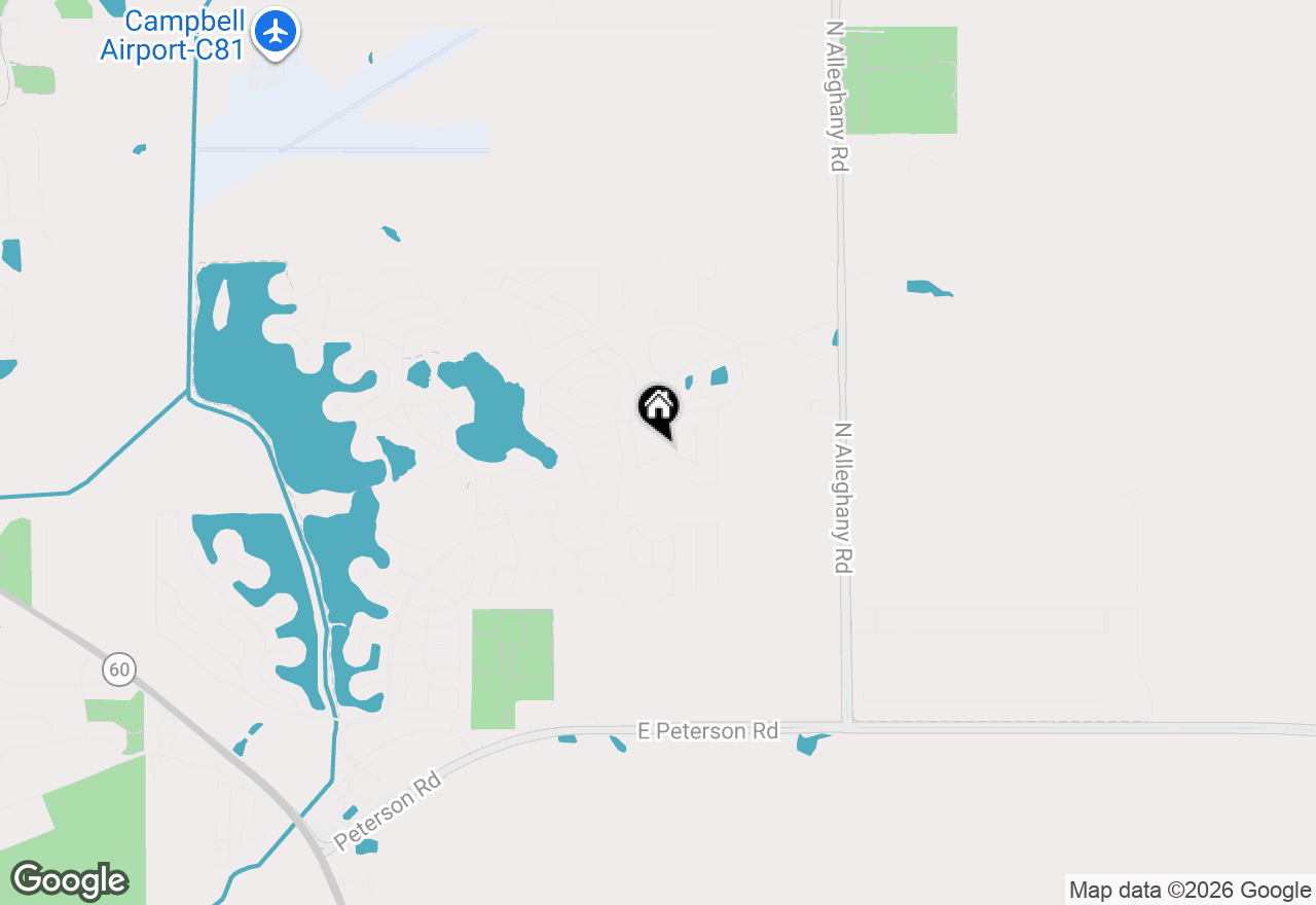 Map of 2905 Carousel Court, Grayslake, IL 60030