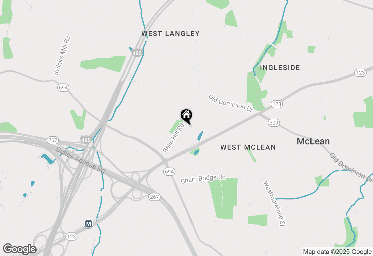 Map of 7279 Evans Mill Road, Mclean, VA 22101