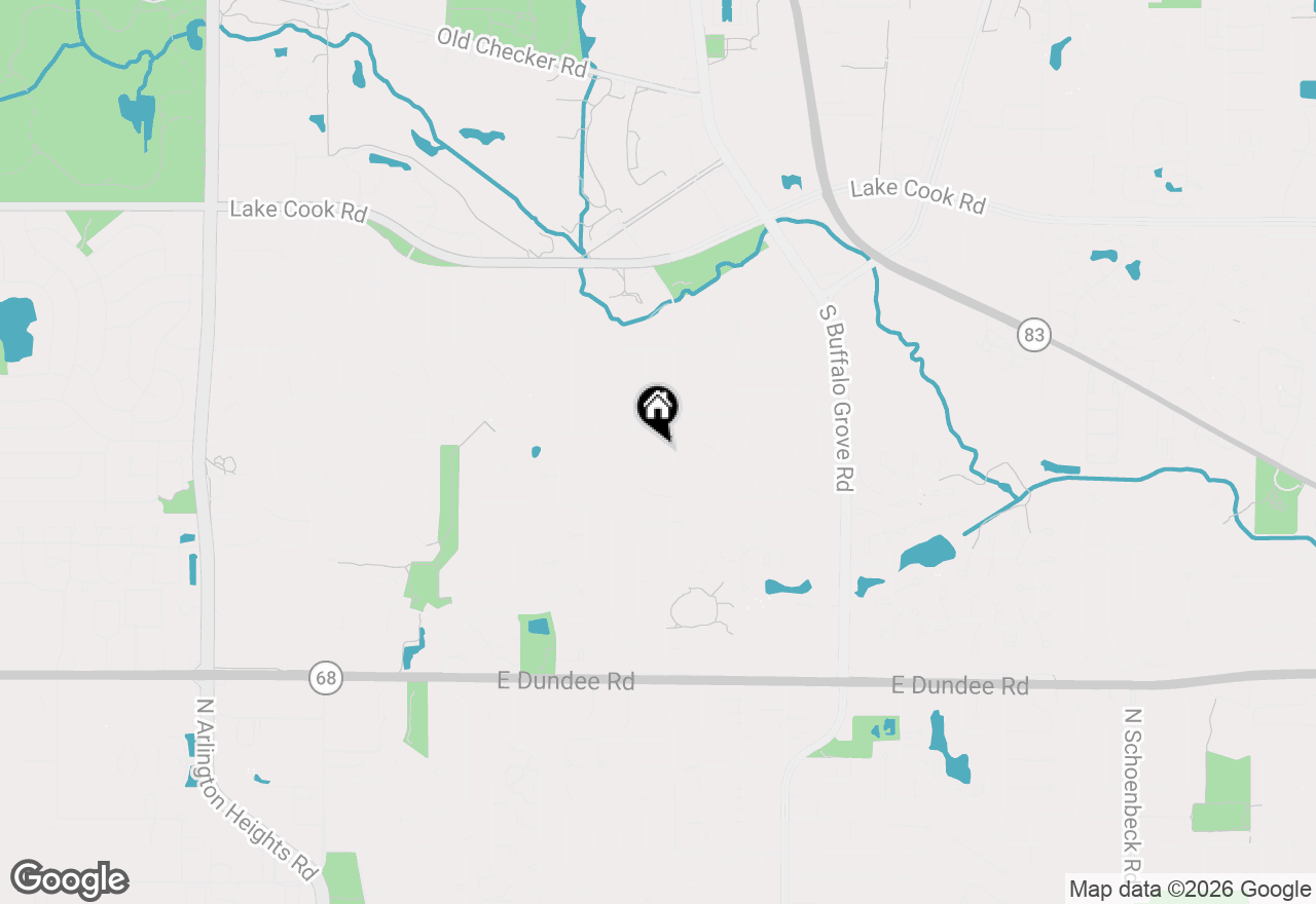 Map of 334 Stillwell Drive, Buffalo Grove, IL 60089