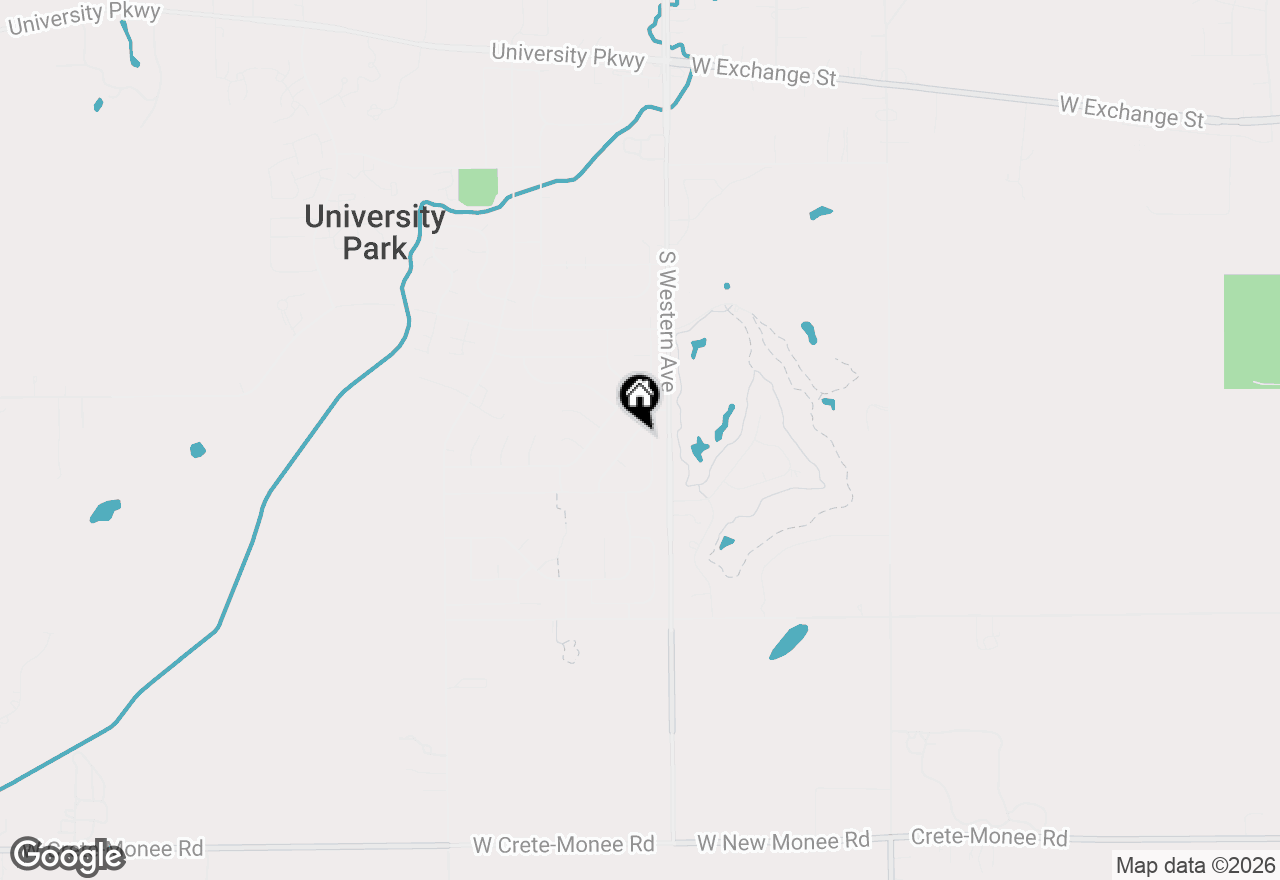 Map of 1023 Ashridge Lane, University Park, IL 60484