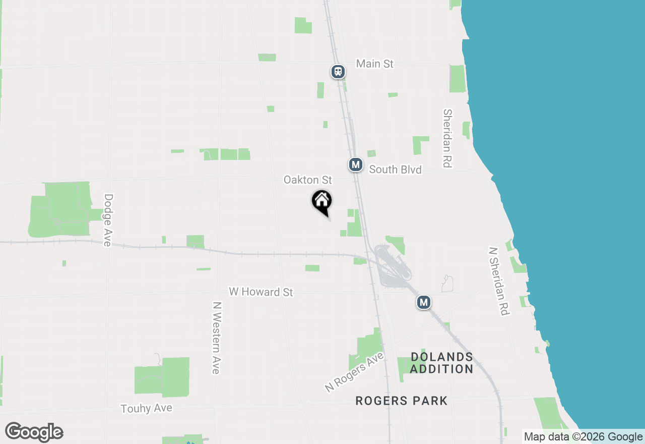 Map of 323 Sherman Avenue, Evanston, IL 60202