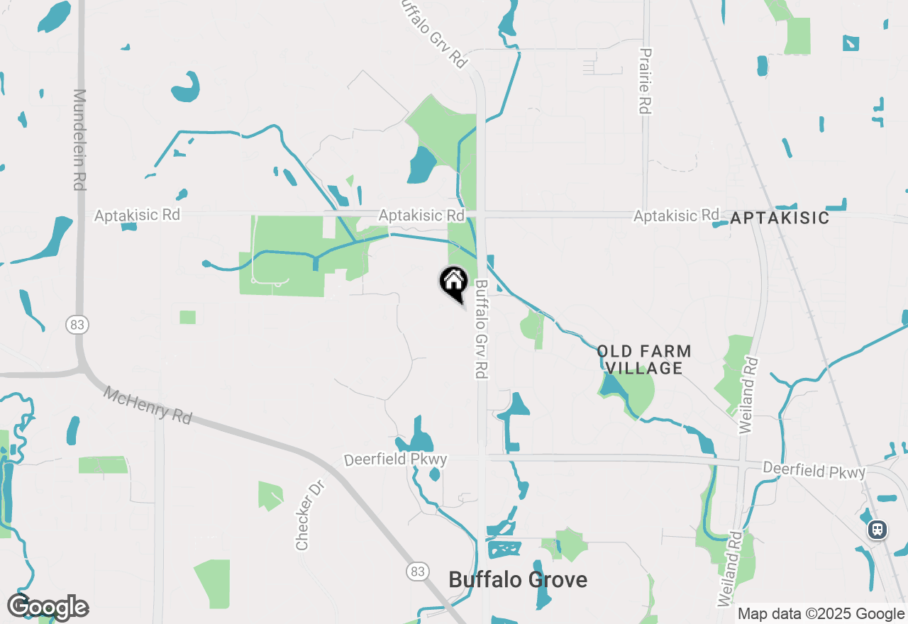 Map of 413 Caren Drive, Buffalo Grove, IL 60089
