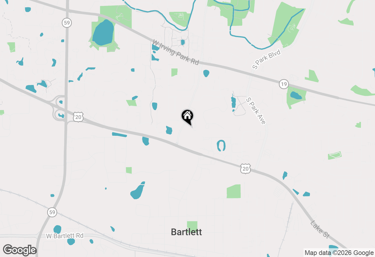 Map of 1101 Colony Court, Streamwood, IL 60107