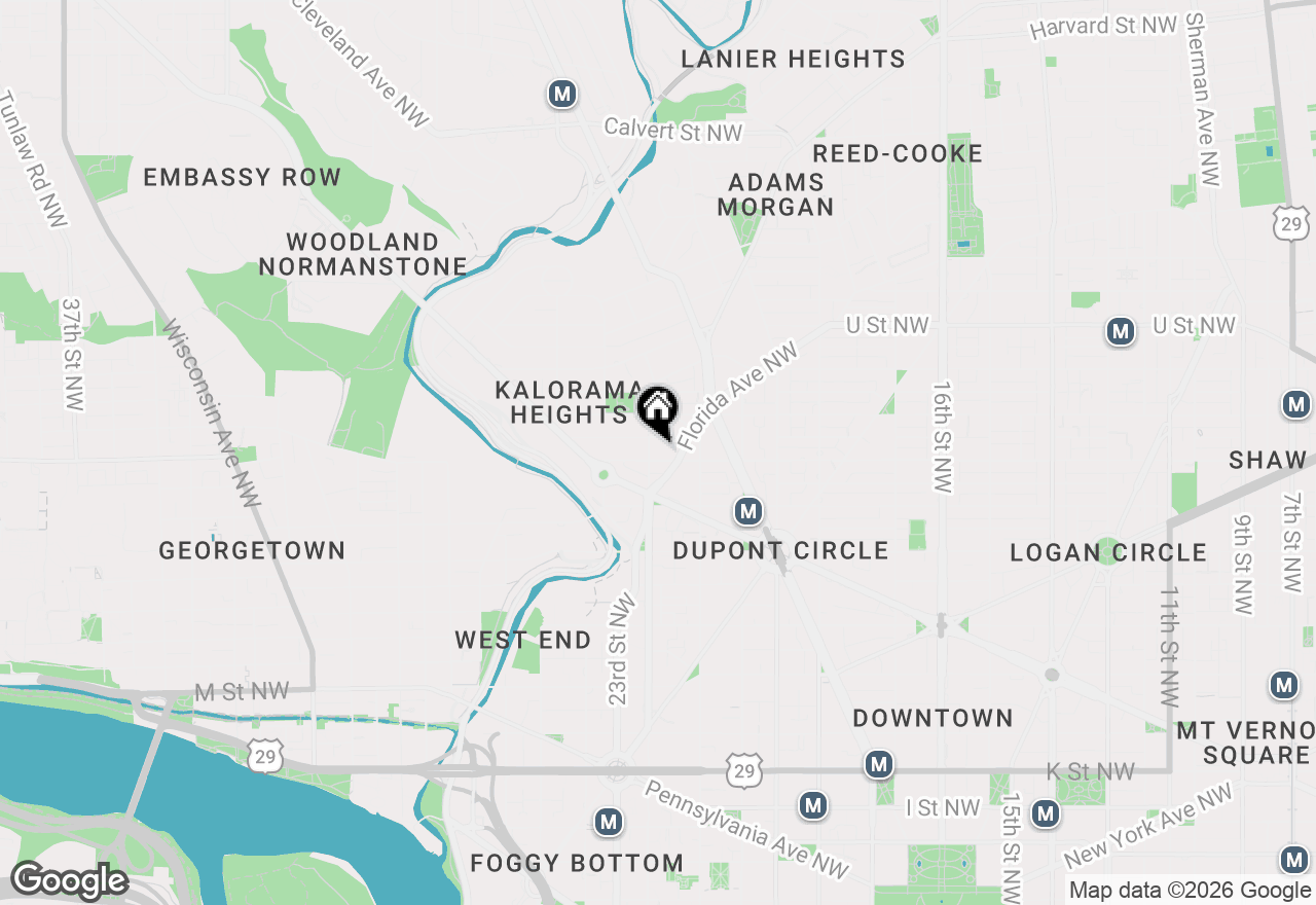 Map of 2137 R Street Nw, Washington, DC 20008