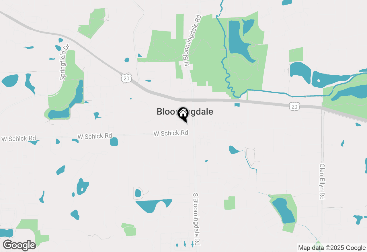 Map of 130 3rd Street, Bloomingdale, IL 60108