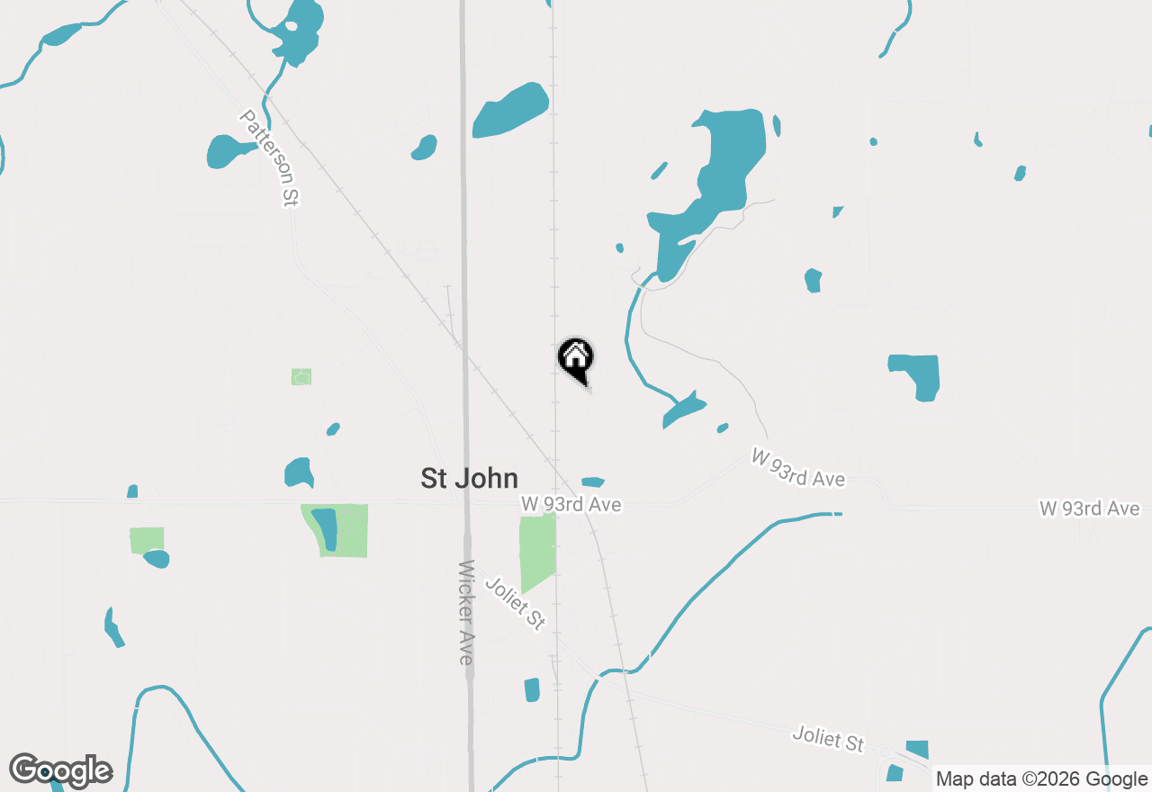 Map of 9080 Winding Trail, St. John, IN 46373