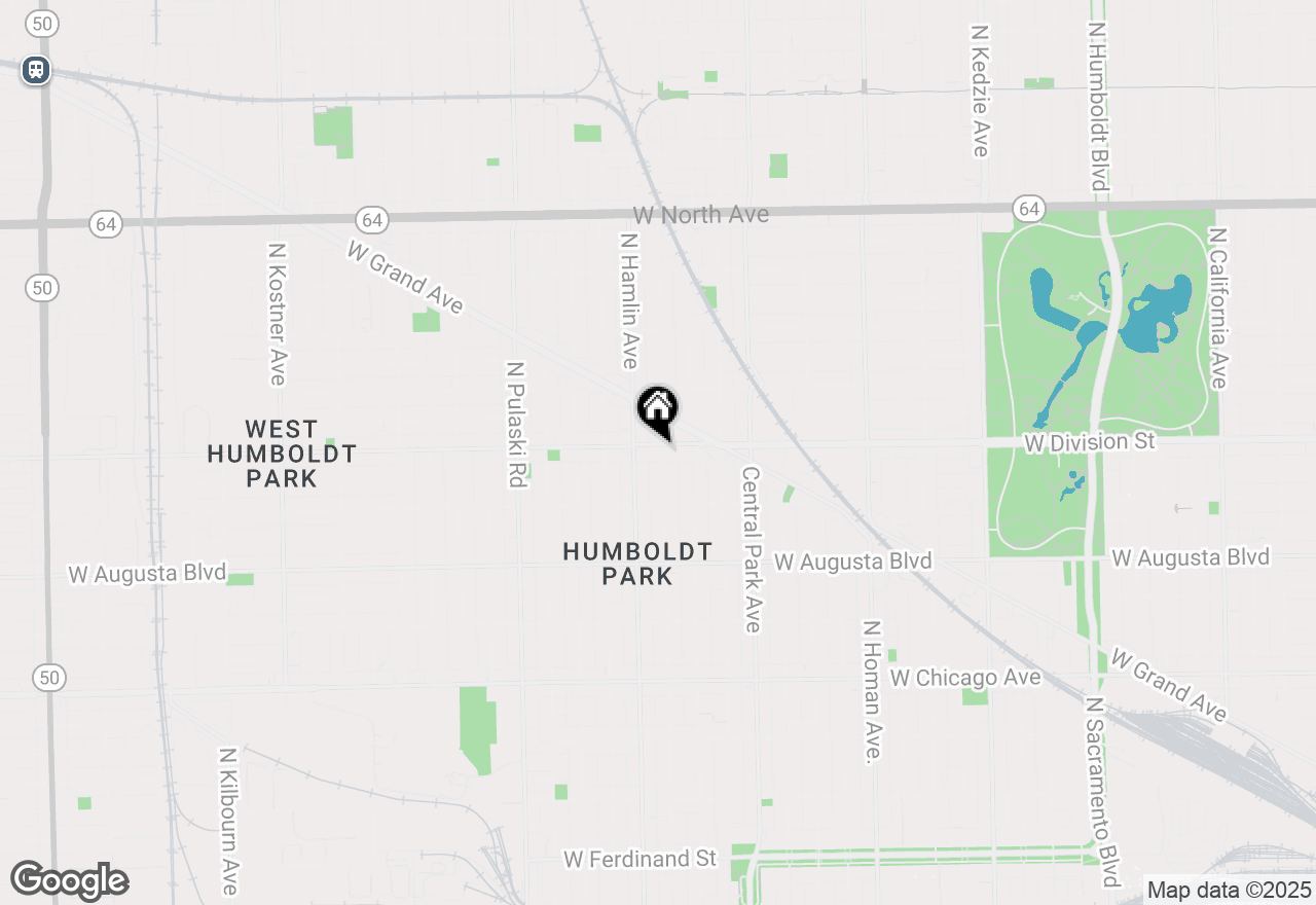 Map of 3737 W Division Street, Chicago, IL 60651