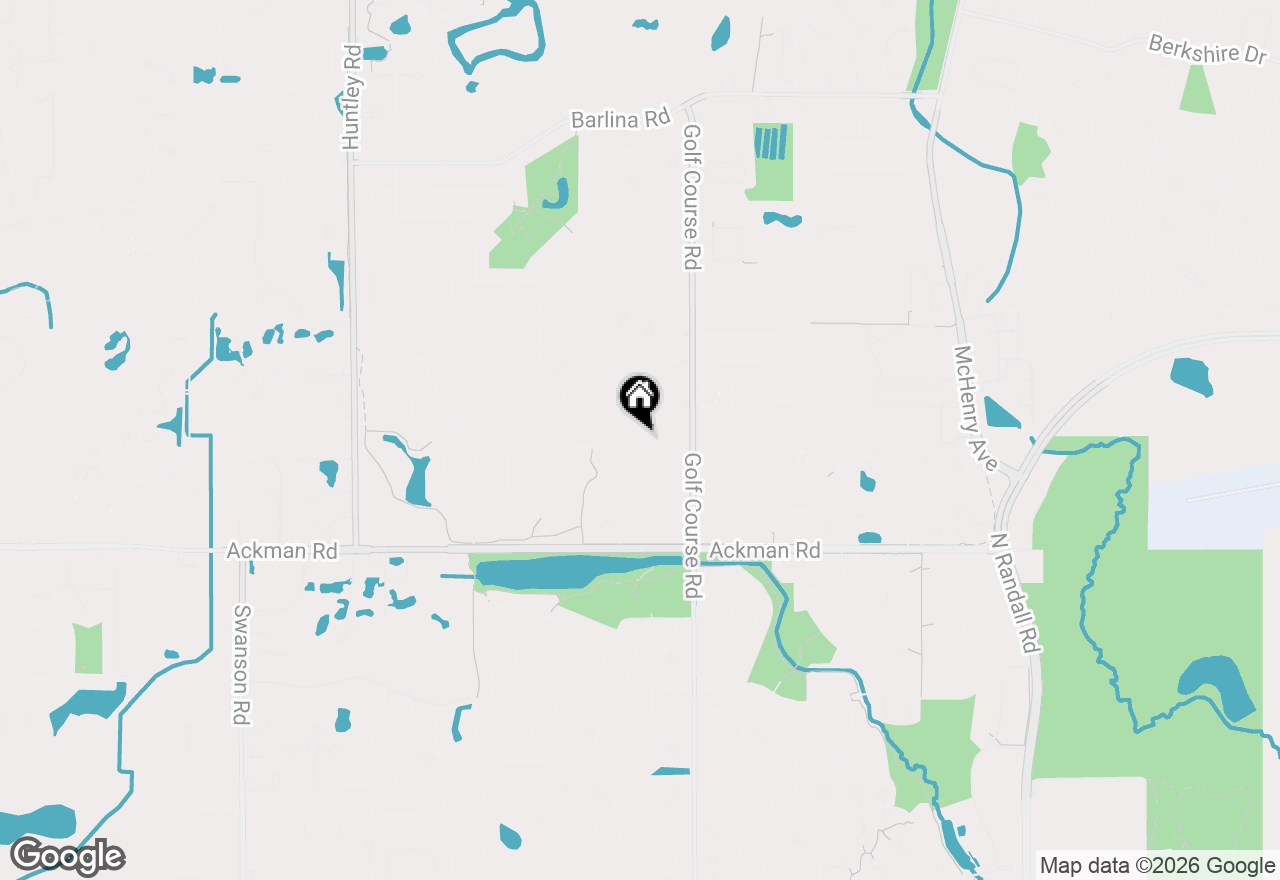 Map of 1343 Knollwood Circle, Crystal Lake, IL 60014