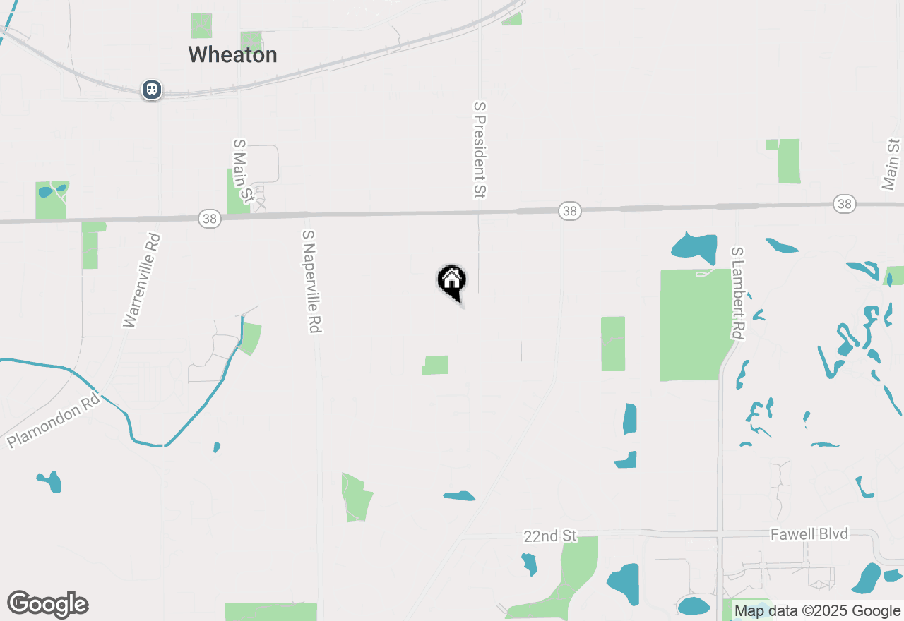 Map of 1120 Grant Street, Wheaton, IL 60189