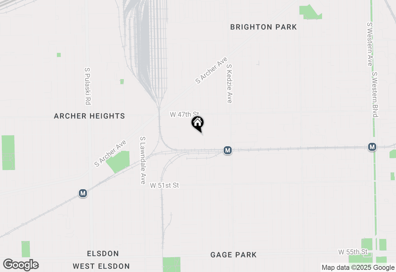 Map of 3350 W 48th Place, Chicago, IL 60632