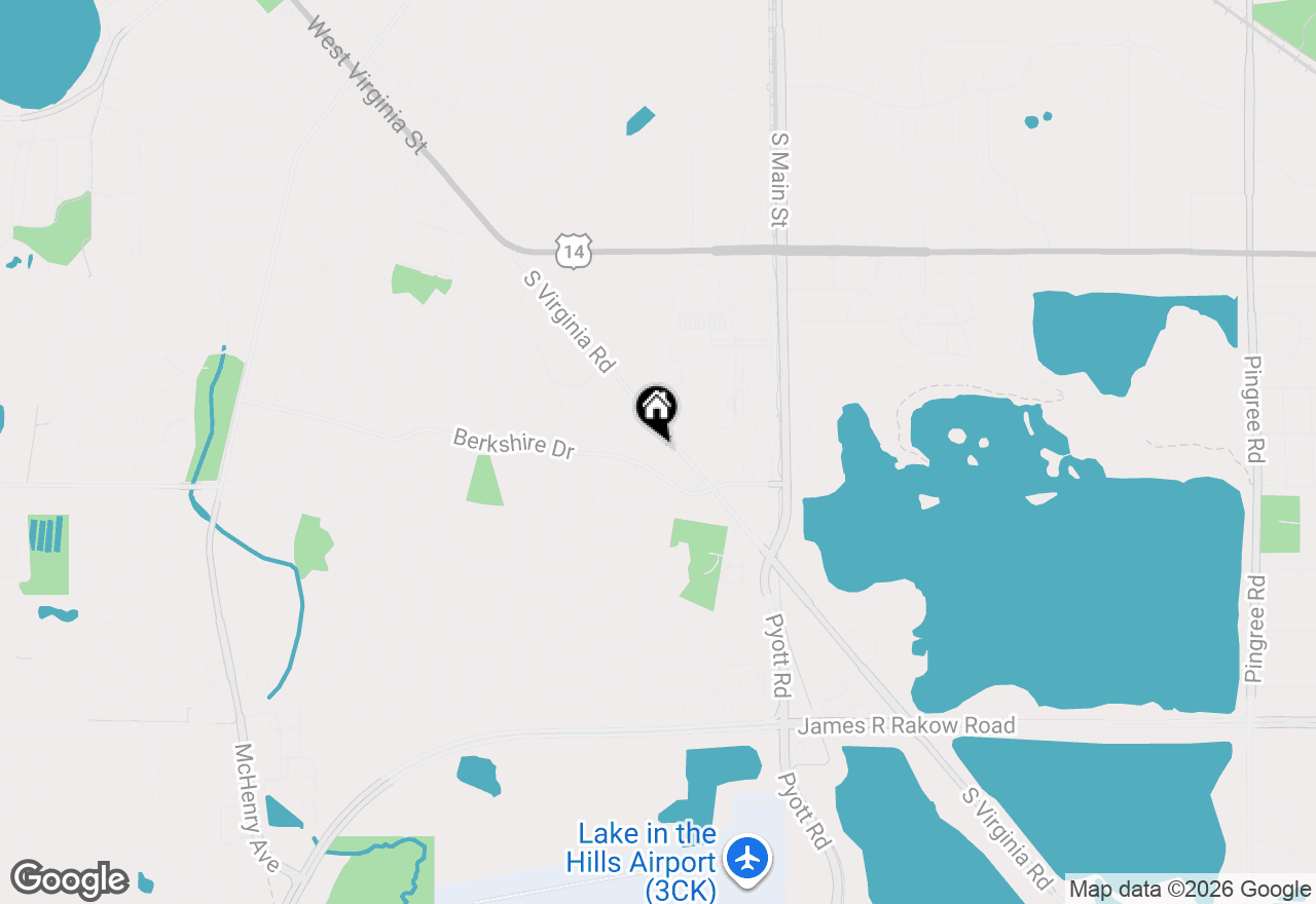 Map of 5 S Virginia Road #8, Crystal Lake, IL 60014