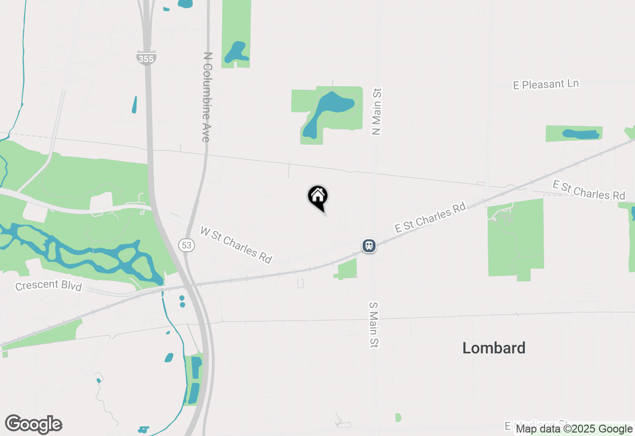 Map of 62 N Lincoln Avenue, Lombard, IL 60148