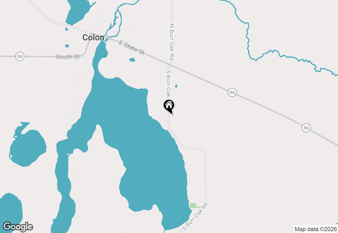 Map of 00 S Burr Oak Road, Colon, MI 49040