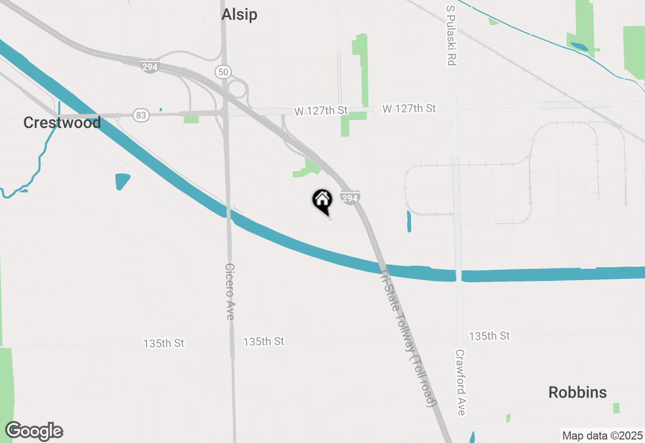 Map of 4592 W 131st Street #2N, Alsip, IL 60803