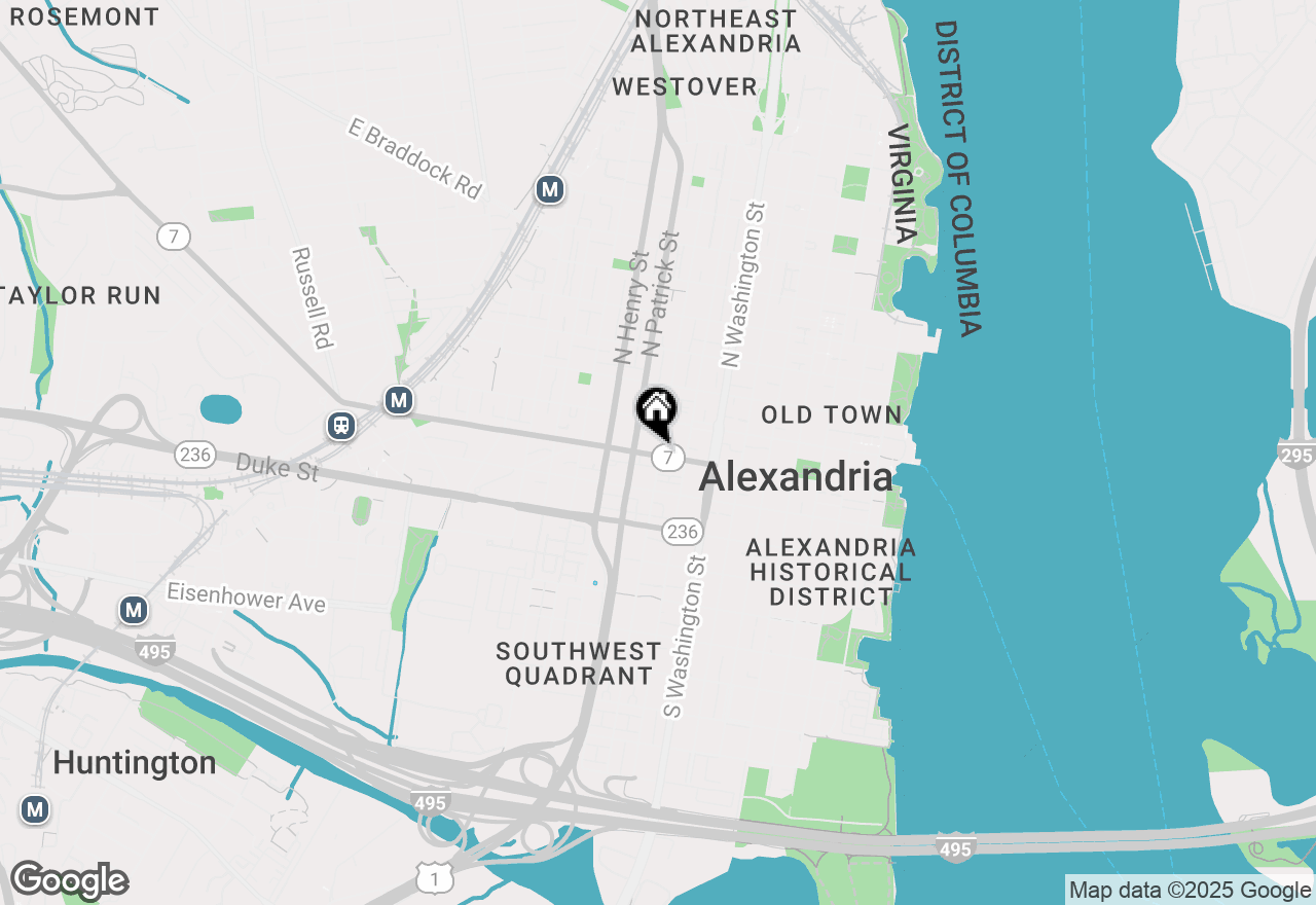 Map of 901 King Street #205, Alexandria, VA 22314