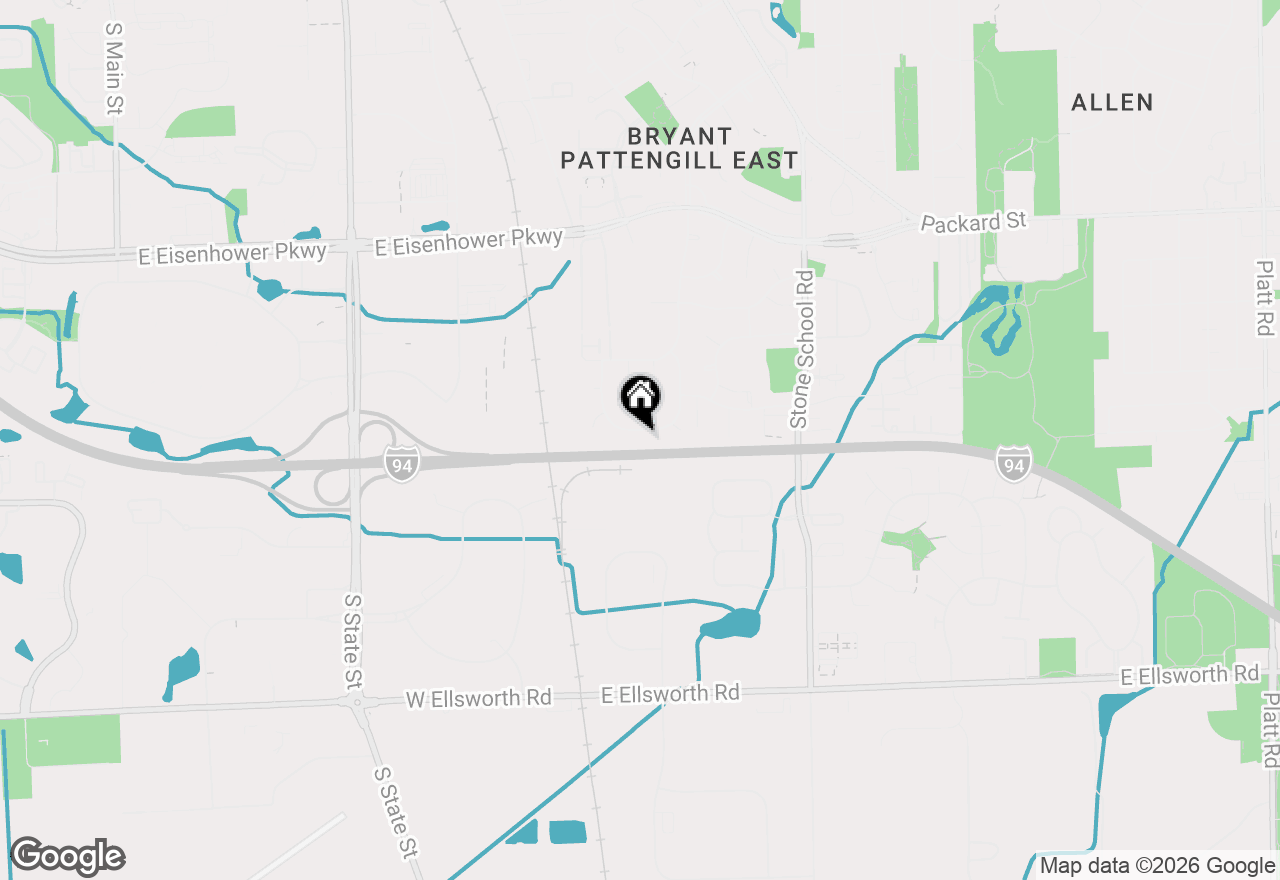 Map of 3357 Tacoma Circle, Ann Arbor, MI 48108