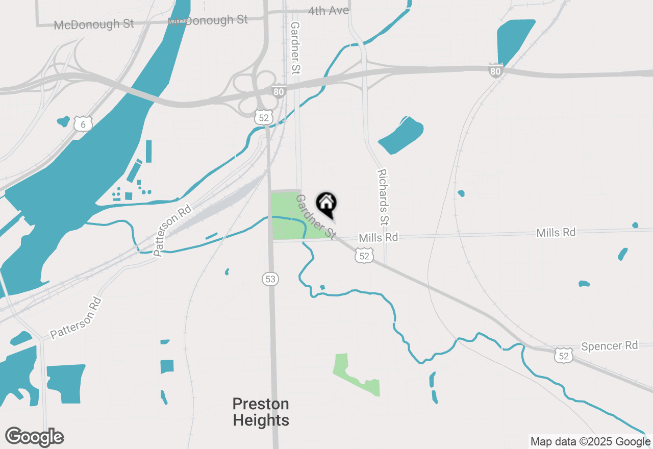 Map of 1100 Gardner Street, Joliet, IL 60433