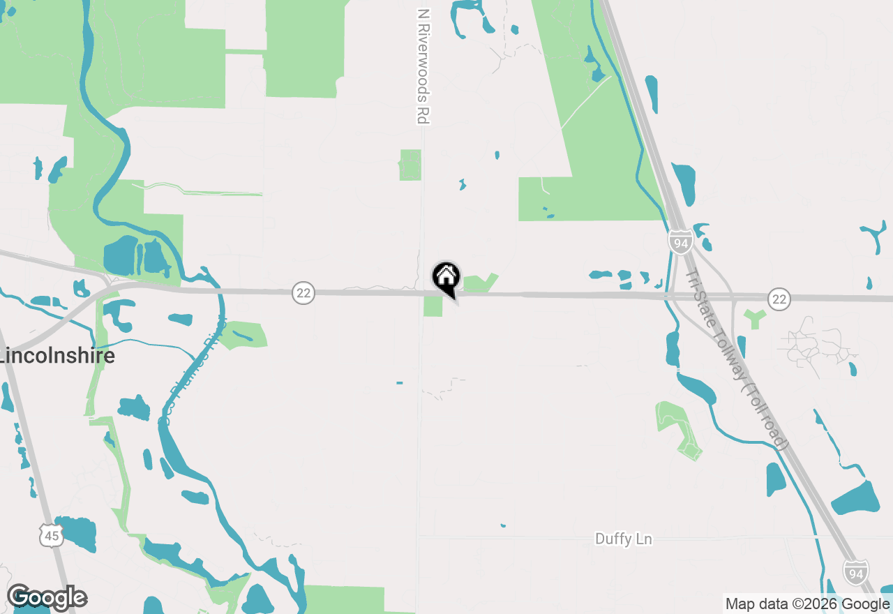 Map of 9 Devonshire Lane, Lincolnshire, IL 60069