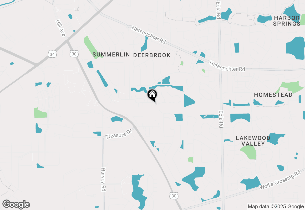 Map of 1919 Indian Hill Lane #1919, Aurora, IL 60503