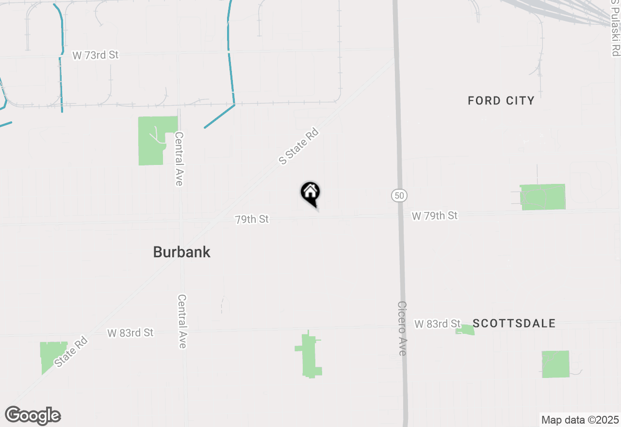 Map of 5120 W 79th Street, Burbank, IL 60459