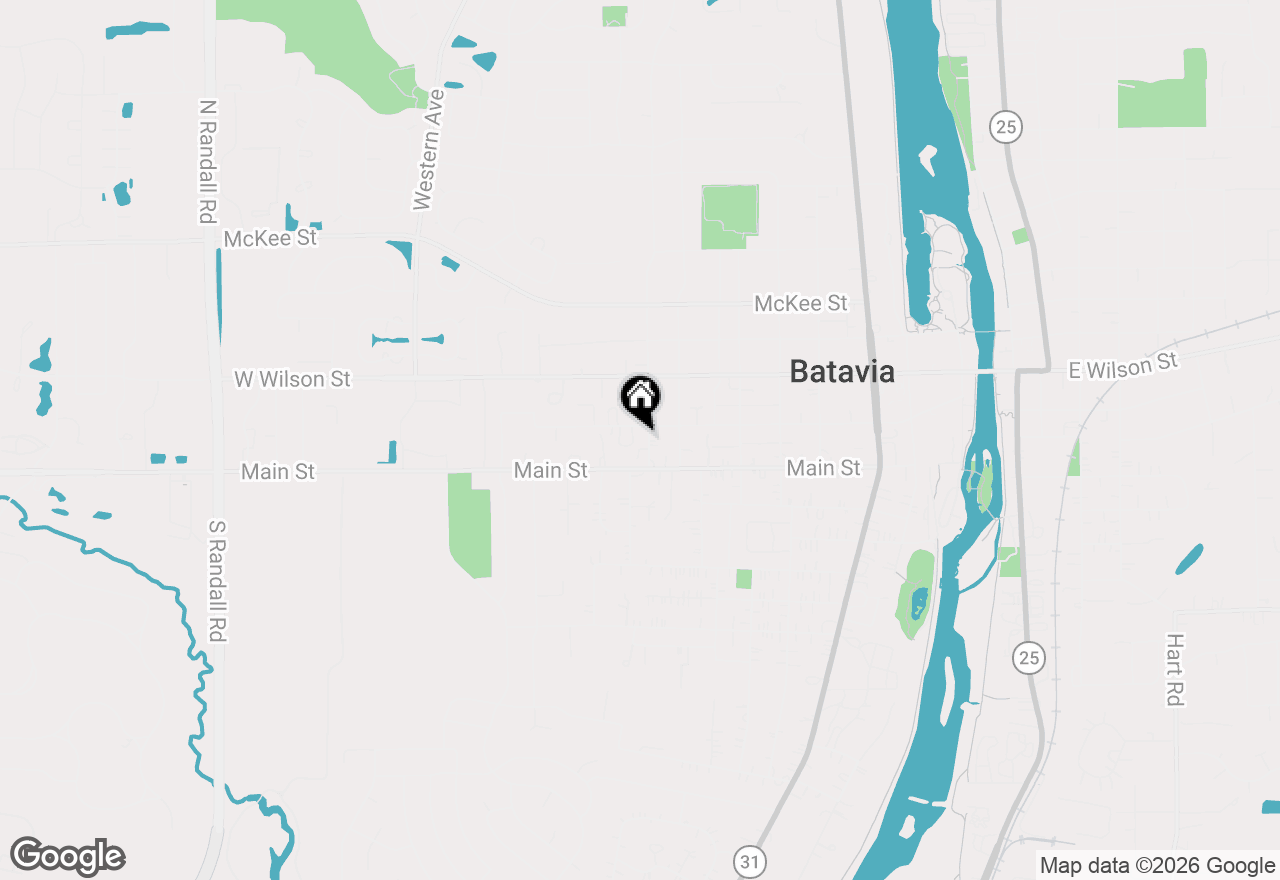 Map of 115 S Van Nortwick Avenue, Batavia, IL 60510