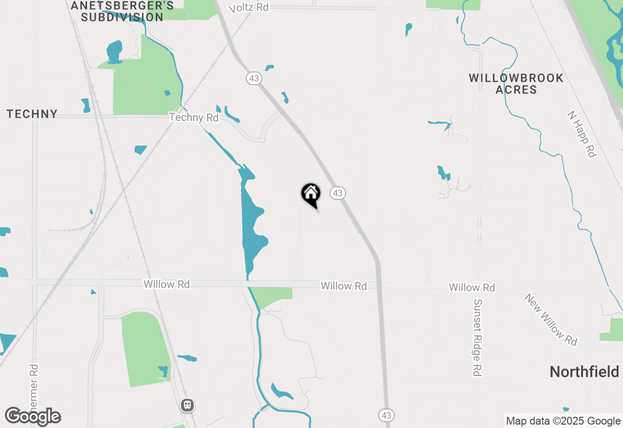 Map of 1116 Kensington Drive #21-A1, Northbrook, IL 60062