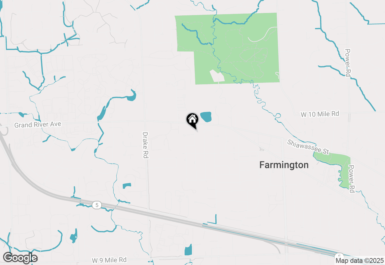 Map of 23965 Whittaker Drive Court, Farmington, MI 48335