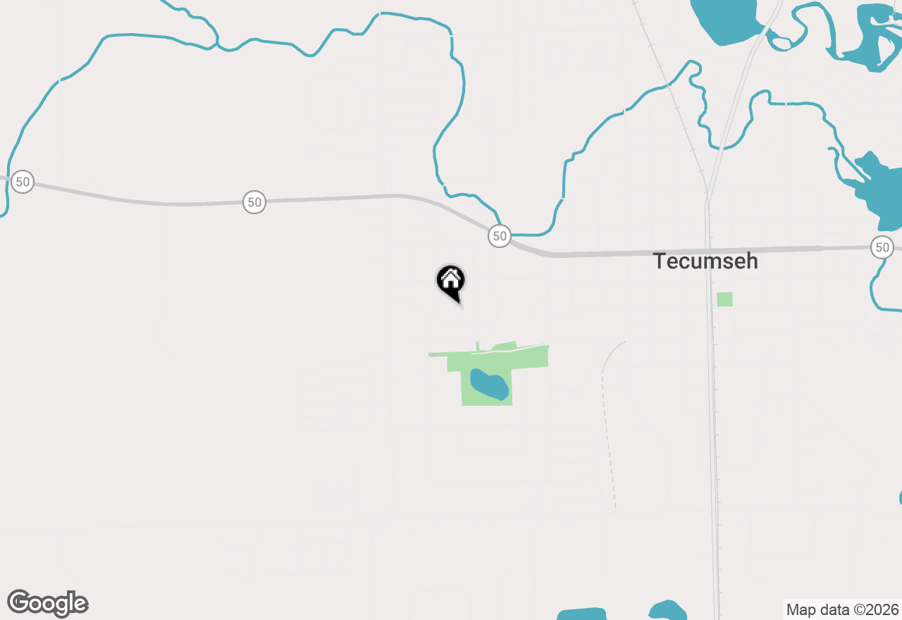 Map of 211 Pine Street, Tecumseh, MI 49286
