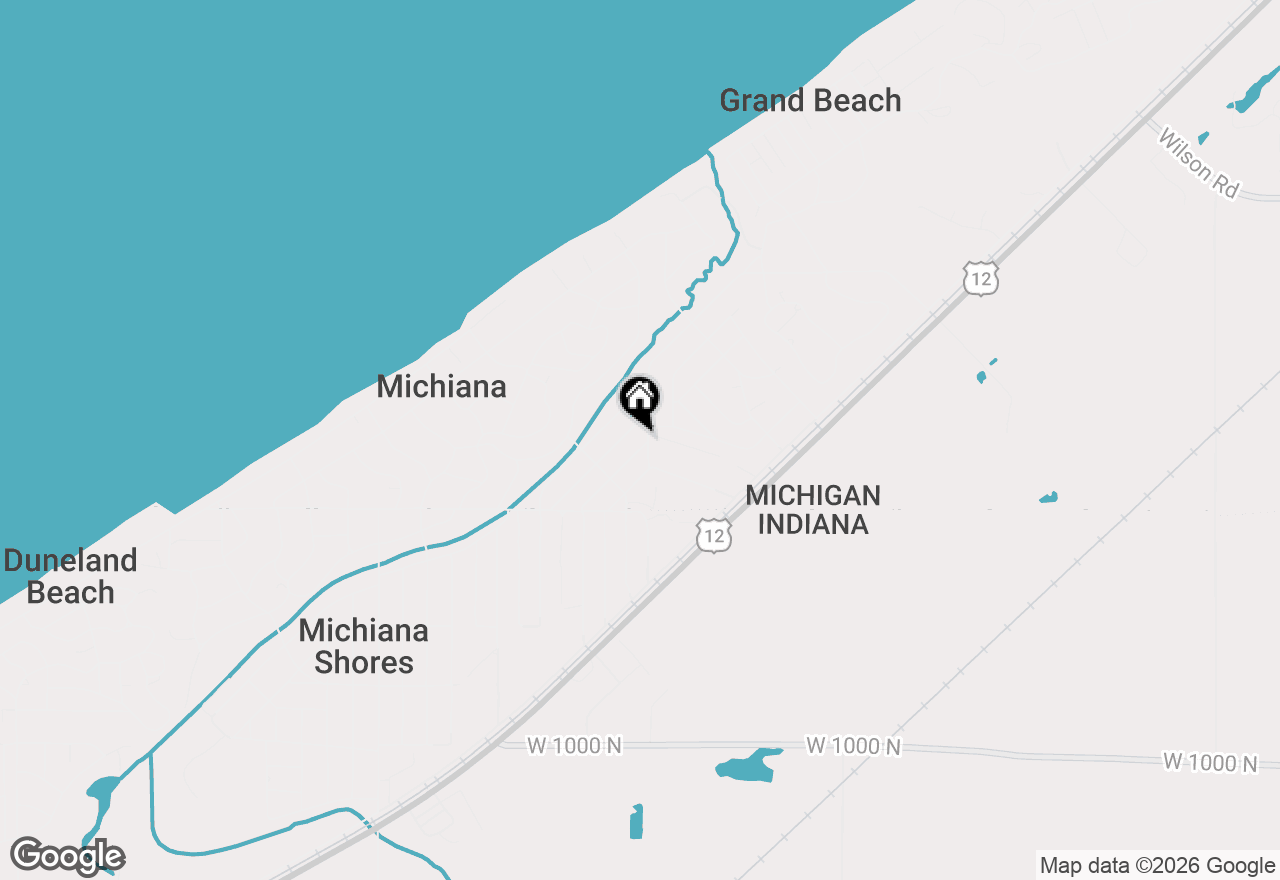 Map of 4160 Comanche Trail, New Buffalo, MI 49117