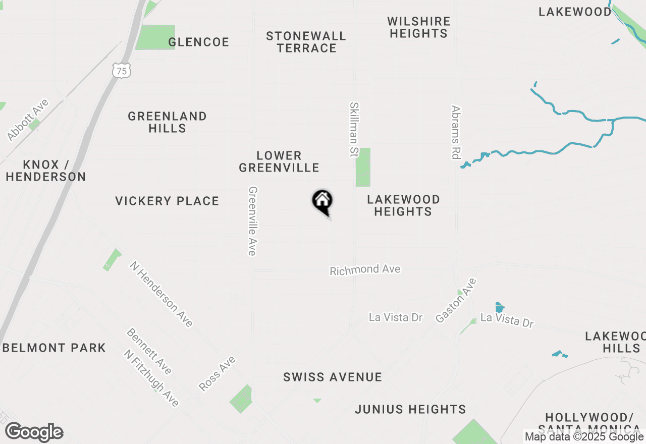 Map of 5936 Palo Pinto Avenue, Dallas, TX 75206