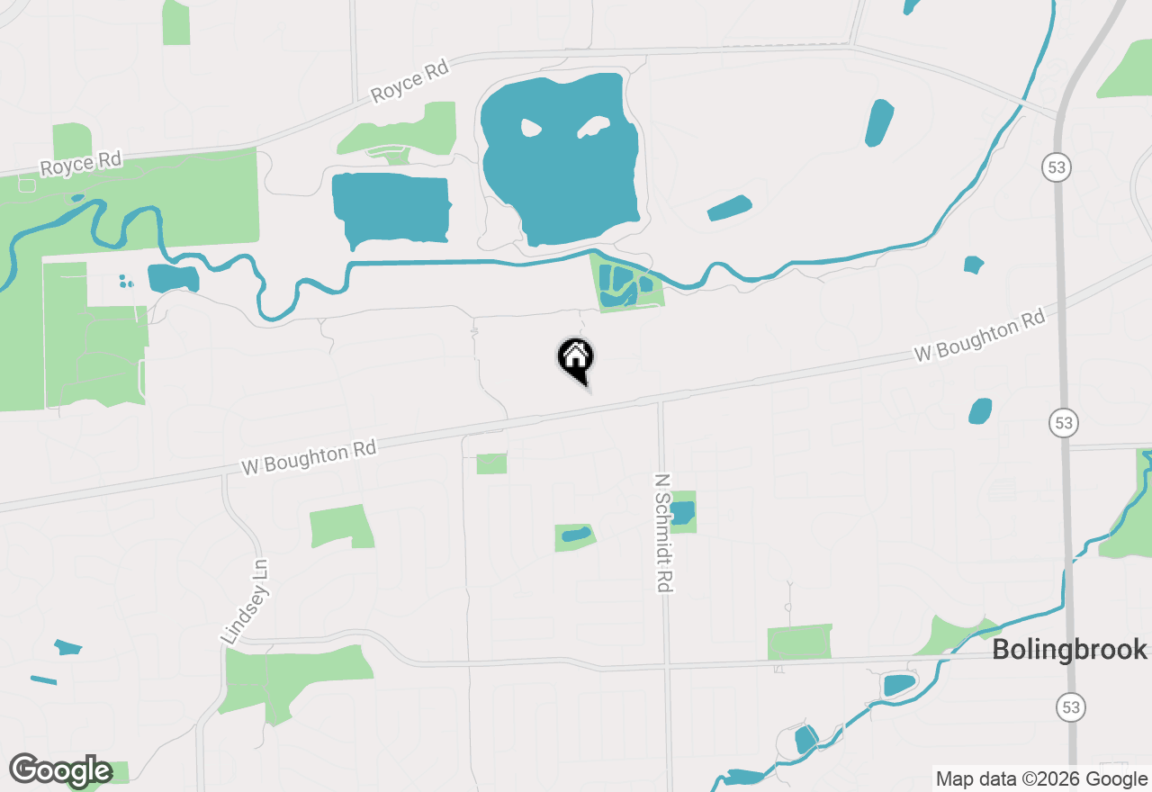 Map of 550 W Boughton Road, Bolingbrook, IL 60440