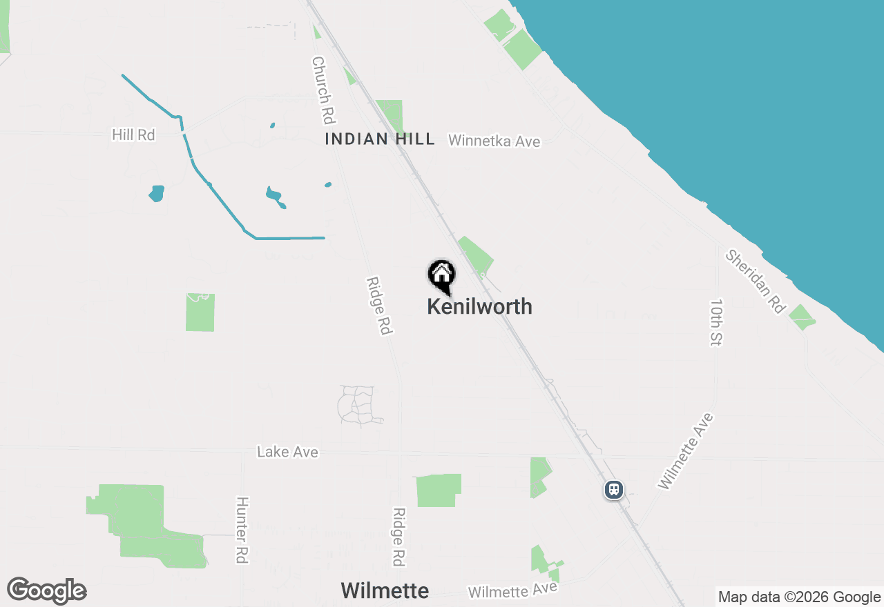Map of 550 Park Drive, Kenilworth, IL 60043
