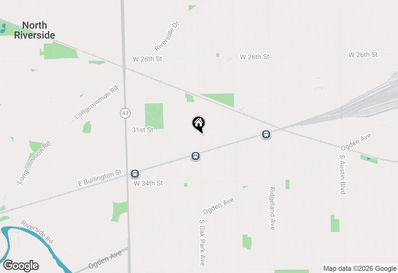 Map of 3120 Oak Park Avenue #101, Berwyn, IL 60402